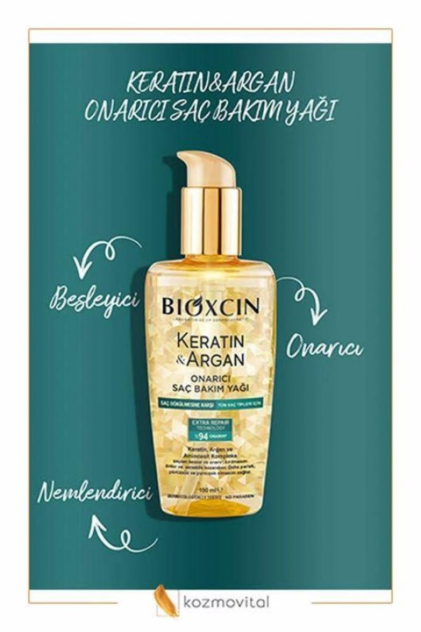 Bioxcin Keratin Argan Onarıcı Saç Bakım Yağı 150 ml - 5