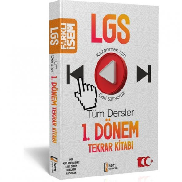 İsem Yayınları 8. Sınıf LGS Tüm Dersler 1.Dönem Tekrar Kitabı