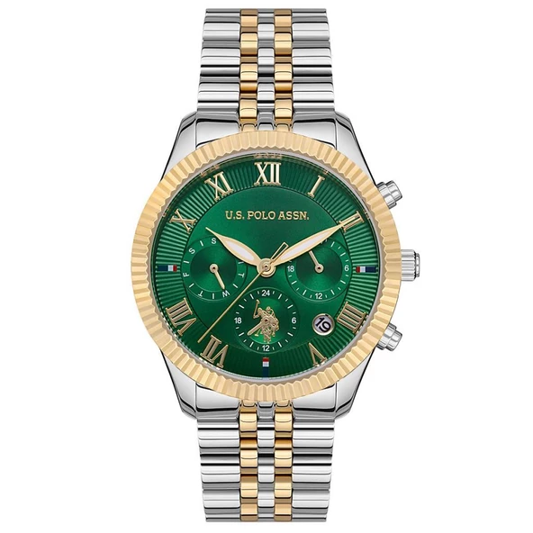 U.S. POLO ASSN. USPA2040-08 ALTIN KAPLAMA KADIN KOL SAATİ