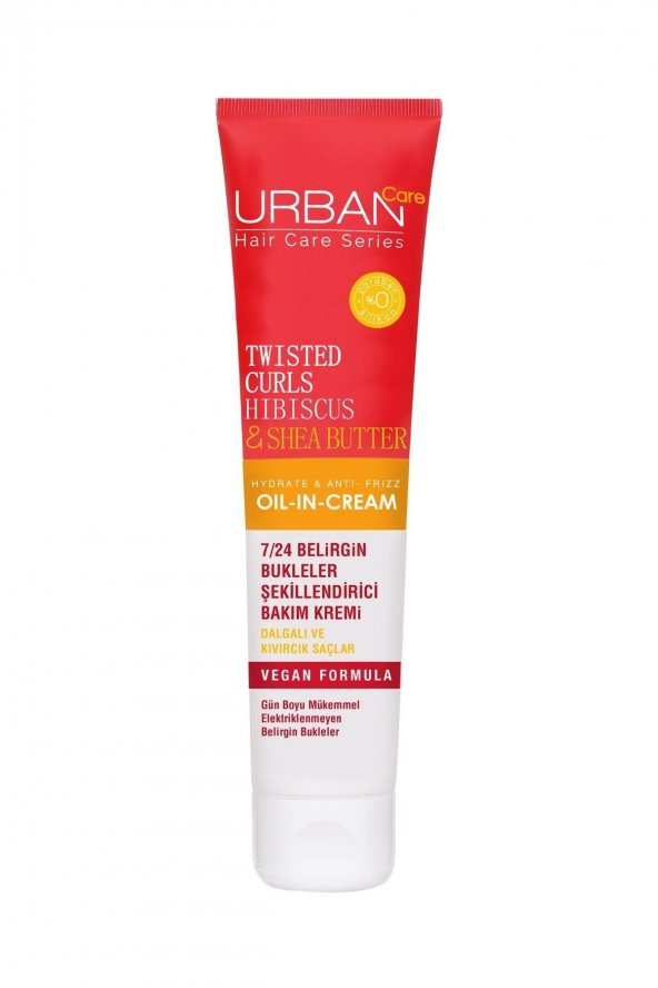 Urban Care Twisted Curls Hibiscus & Shea Butter Durulanmayan Bakım Kremi 175 ml - 2