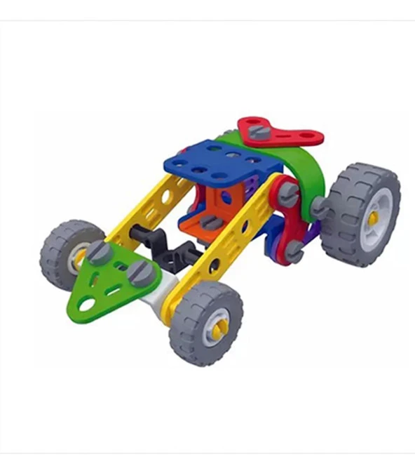 3in1 Build Technic Set, 93 Parça Sök-Tak Buggy Araba Block Yapı Seti - 2