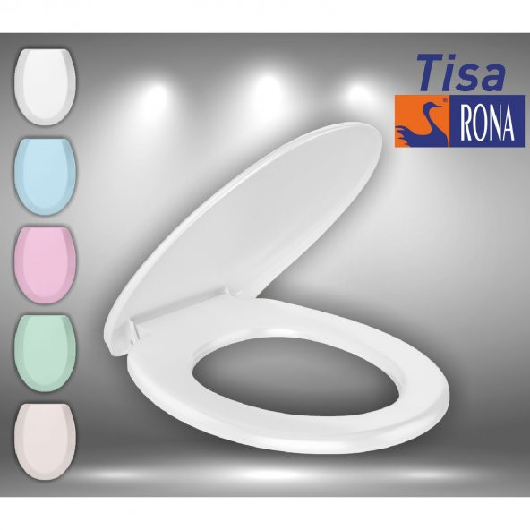 Rona Tisa ThermoPlast (Alttan Monte) Standart Klozet Kapağı Beyaz - 3