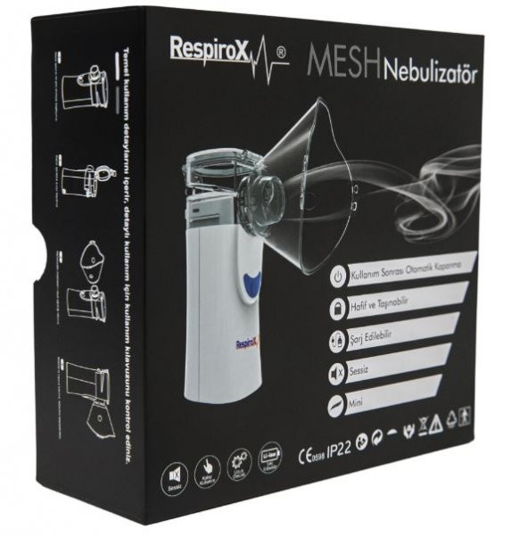 Respirox UN100 Şarjlı Mini Mesh Nebulizatör