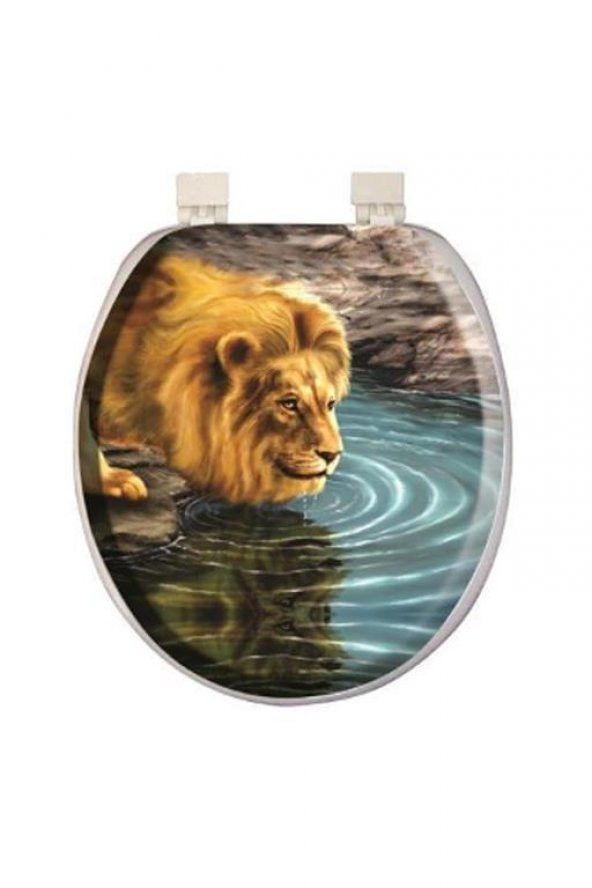 Jumbo Desenli Yumuşak Klozet Kapağı