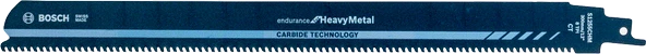 Bosch - Endurance for Serisi Ağır Metaller için Panter Testere Bıçağı S 1255 CHM 1'li