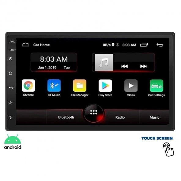 MULTIMEDIA ANDROID 7 4X45W 1GB RAM 16 ROM WIFI/GPS/BT/USB KAMERALI NAVIGOLD DS-649 - 2