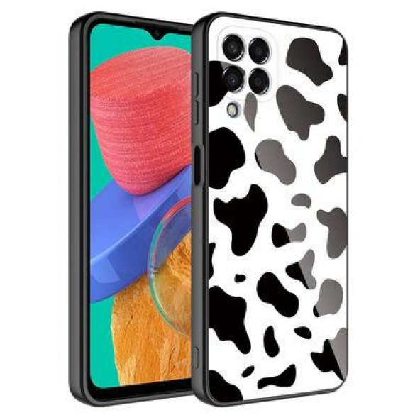 Samsung Galaxy M33 Kılıf Kamera Korumalı Desenli Sert Silikon Epoksi Kapak - 7