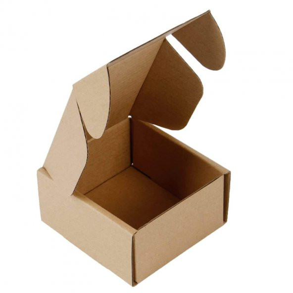 E-Ticaret Kutusu, Küçük Kargo Kutusu 13,5x13,5x7 Cm 100 Adet