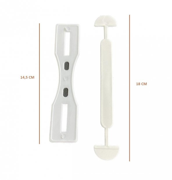 Plastik Kulp, Plastik Kutu Sapı 18x3 Cm 1000 Adet  Adet - 3