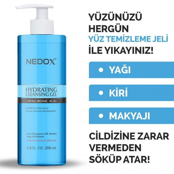 NEDOX Yağlı Ve Akneye Eğilim Gösteren Ciltler Için Yüz Temizleme Jeli 200 ml - 3