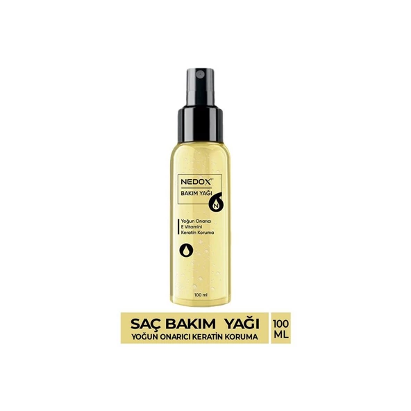 NEDOX Keratin Özlü Onarıcı E Vitaminli Saç Bakım Yağı 100 ml - 2