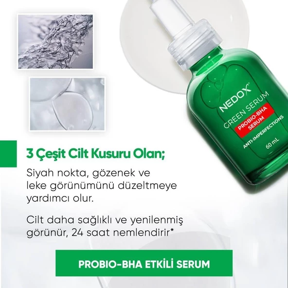NEDOX Probio-bha Leke Karşıtı Green Serum 60ml - 2