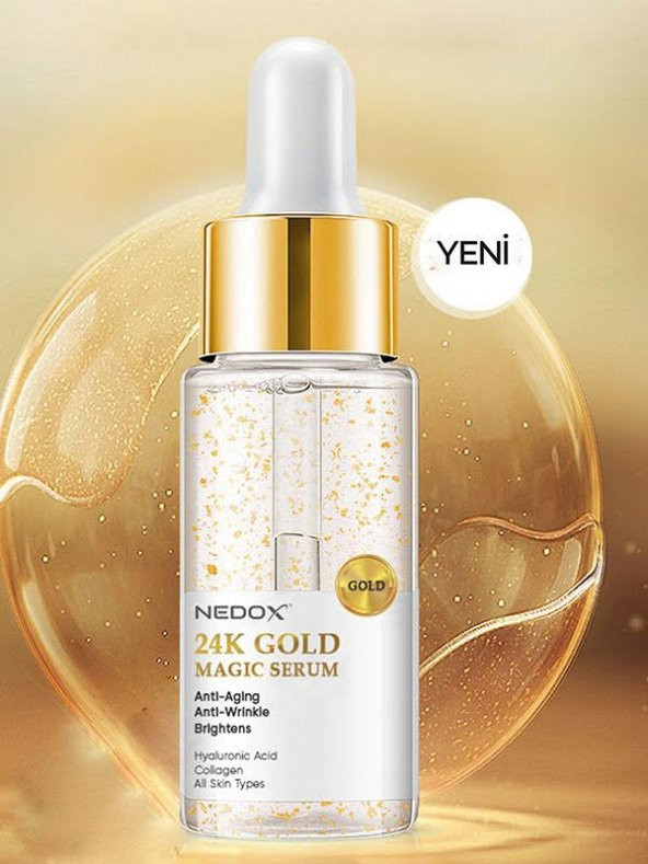 NEDOX Yaşlanma Ve Kırışıklık Karşıtı Anti Aging 24k Gold Serum 30 ml - 5