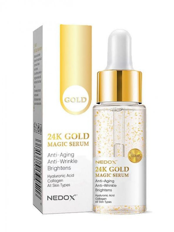 NEDOX Yaşlanma Ve Kırışıklık Karşıtı Anti Aging 24k Gold Serum 30 ml - 6