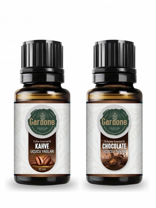 Gardone Kahve Çikolata Uçucu Yağ, Buhurdanlık Yağı, Doğal Uçucu Yağlar, Oda Kokusu, Uçucu Yağlar, Buhur 10ml