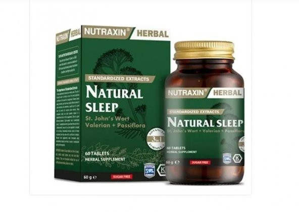 Nutraxin Naturel Sleep 60 Kapsül (8697432095586)