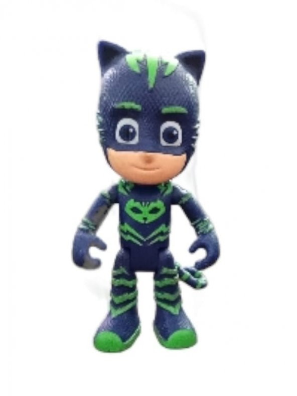 Pijamaskeliler 3lü Set Orjinal Baykuş Kız, Kedi Çocuk, Kertenkele Figür Oyuncak Pjmask - 2