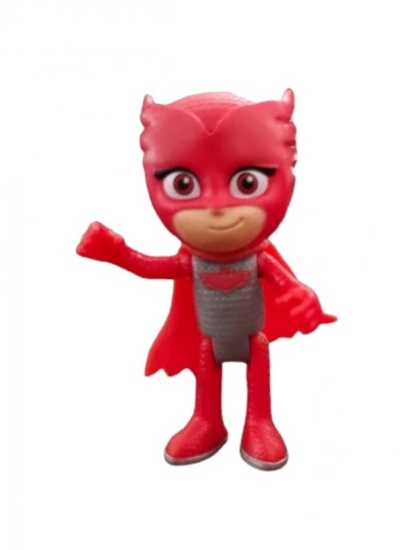Pijamaskeliler 3lü Set Orjinal Baykuş Kız, Kedi Çocuk, Kertenkele Figür Oyuncak Pjmask - 4