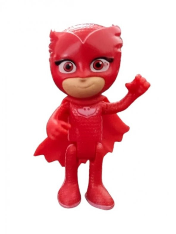 Pijamaskeliler 3lü Set Orjinal Baykuş Kız, Kedi Çocuk, Kertenkele Figür Oyuncak Pjmask - 7