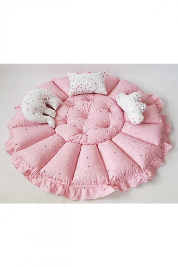 Babynest-uyku Ve Oyun Minderi Pamuk Kumaş - 3