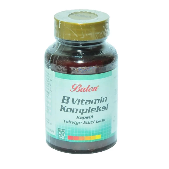 Balen B Vitamini Kompleksi Kapsül Gıda Takviyesi 425mg 60Kapsül