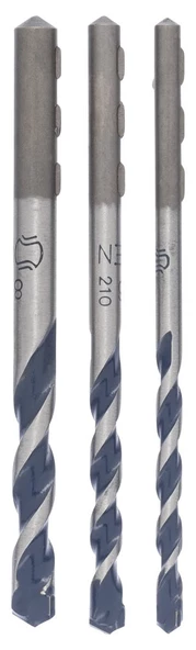 Bosch - cyl-5 Serisi, Blue Granite Turbo Beton Matkap Ucu 3'lü 5-6-8 mm