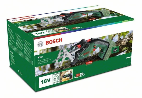 Bosch KEO 18 LI Akülü Bahçe Testeresi (Solo) - 2