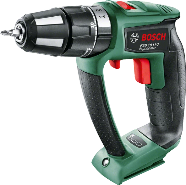 Bosch PSB 18 LI-2 ERGO Akülü Darbeli Delme Vidalama Makinesi (Solo)
