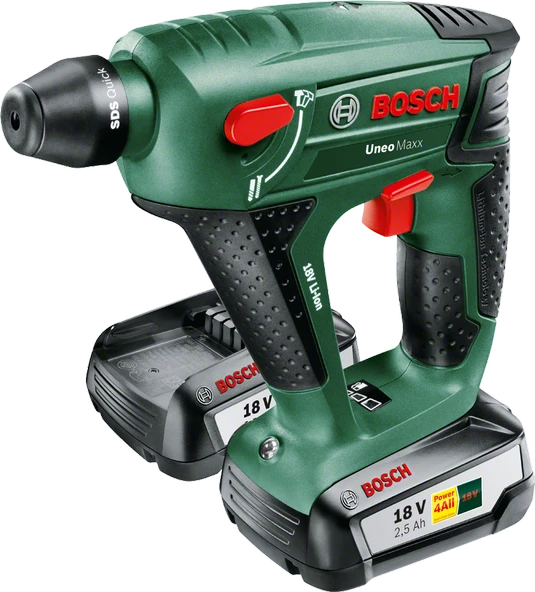 Bosch UNEO MAXX 18 V Çift Akülü Kırıcı Delici (2 x 2,5 Ah) - 3