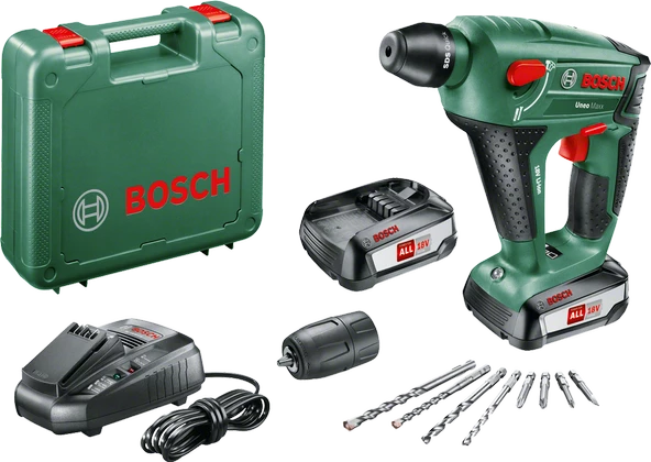 Bosch UNEO MAXX 18 V Çift Akülü Kırıcı Delici (2 x 2,5 Ah)