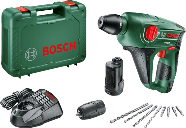 Bosch UNEO 12 LI Çift Akülü Kırıcı Delici (2 x 2,0 Ah)