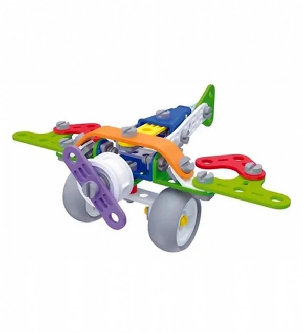 Build Technic Set, 71 Parça Tak-Sök Uçak Block Yapı Seti - 2