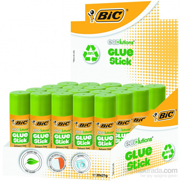 Bic Stick Yapıştırıcı Ecolutions 21 GR 20 Adet