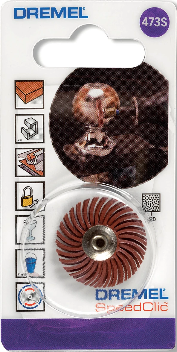 DREMEL® EZ SpeedClic: Detay Aşındırıcı Fırça 220 kumlu (473S) - 2