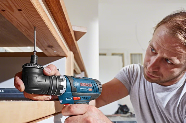 Bosch Professional GSR 12V-15 FC Set 2 Ah Çift Akülü Delme/Vidalama - Çanta + 3 adaptör - 4