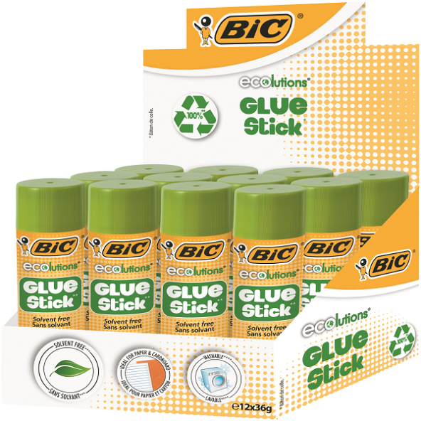 Bic Stick Yapıştırıcı Ecolutions 36 GR 12 Adet