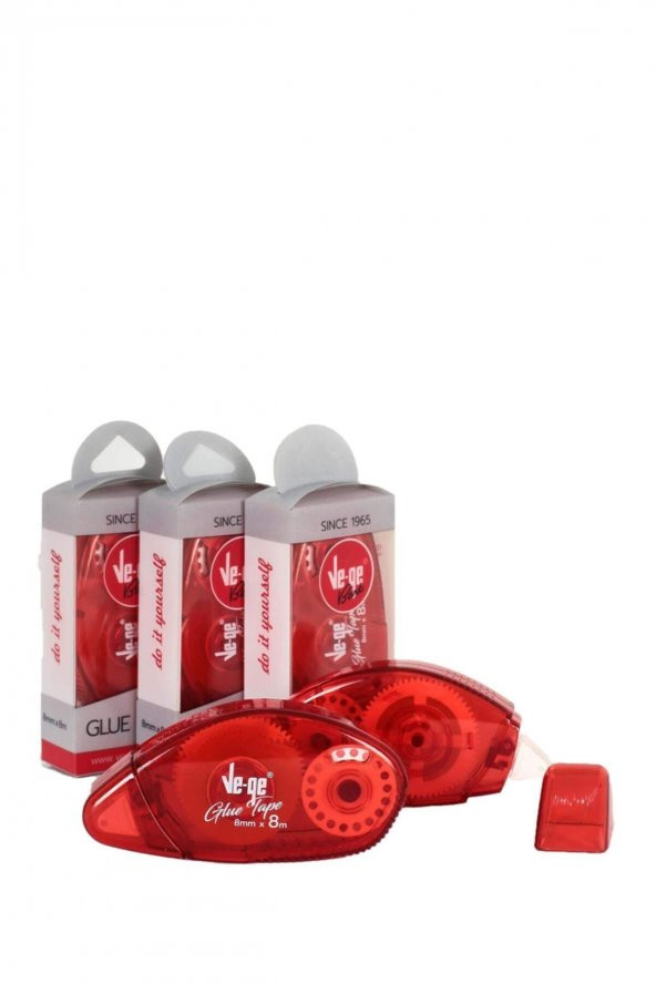 Ve-ge Şerit Yapıştırıcı Glue Tape 8 Mm X 8 Metre (1 Adet)