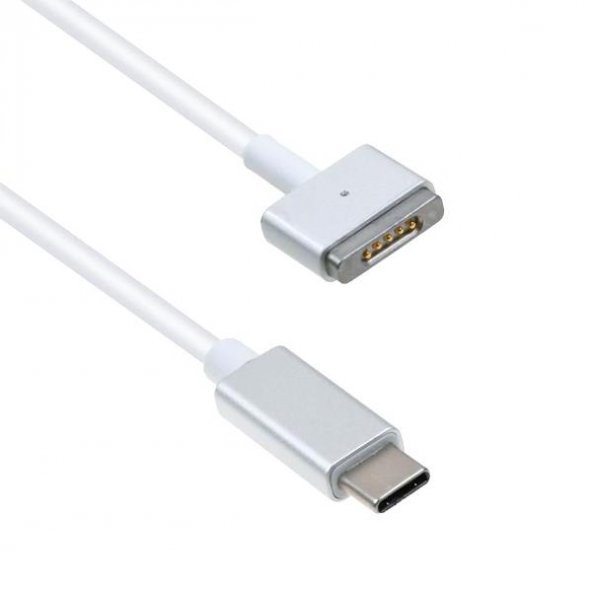 Polham 60W1.8 Metre Type C to Magsafe 2 Şarj Kablosu, Apple Macbook Pro, Macbook Air Şarj Kablosu