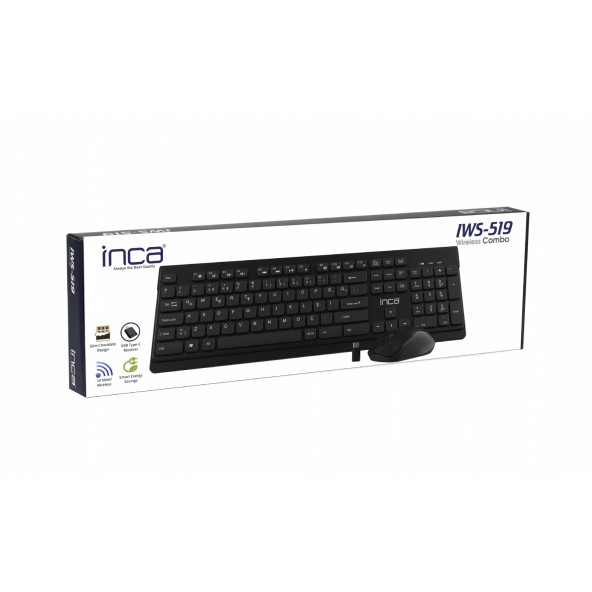 İnca Lws-519 Kablosuz Mouse ve Klavye Set