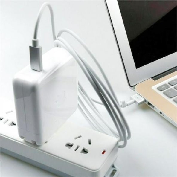 Coofbe Super Şarj 60W 1.8Mt Magsafe 2 Macbook Pro Şarj Kablosu Macbook Air Şarj Kablosu Type C Şarj - 4
