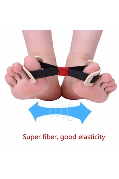 Ayak Baş Parmak Kemik Düzeltici Bunyon Hallux Vagus Egzersiz Lastik Bunyon 1 Adet - 4