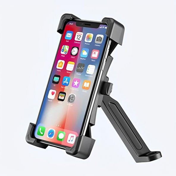 Coofbe 360 Derece Dönebilen Aynaya Takılan Motorsiklet Telefon Tutucu Bisiklet Scooter Telefon Tutucu - 2