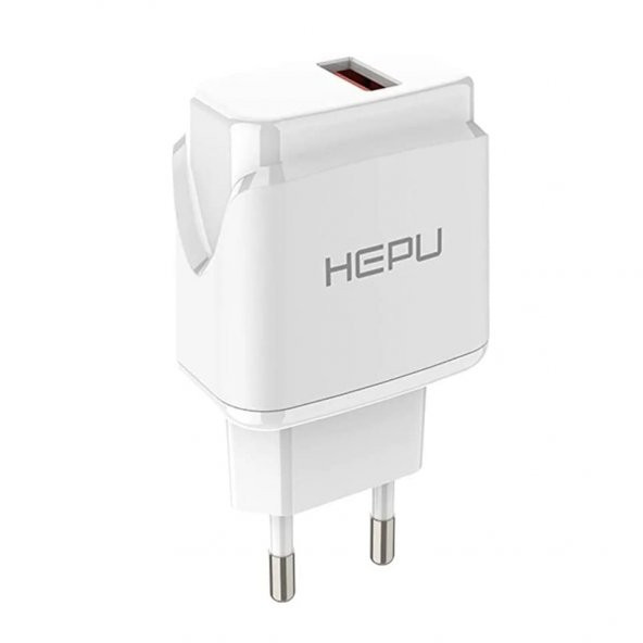 HEPU HP617L 2.1A Seyahat Şarj Aleti USB-Lightning Kablo Set - 4