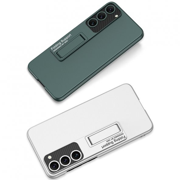 Samsung Galaxy S23 Kılıf Zore Standlı Ays Kapak - 7