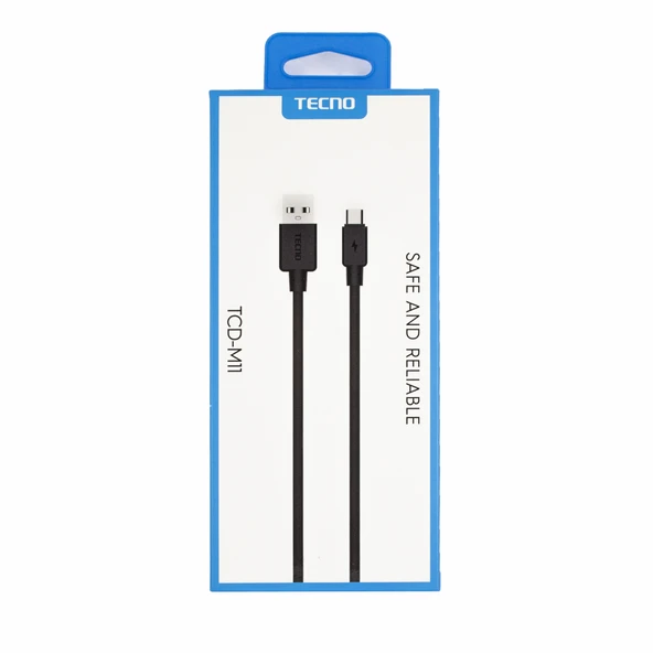 Tecno Spark 5 Air Güçlü 2A UsbA to Micro Hızlı Data ve Şarj Kablosu 1m Siyah - 4
