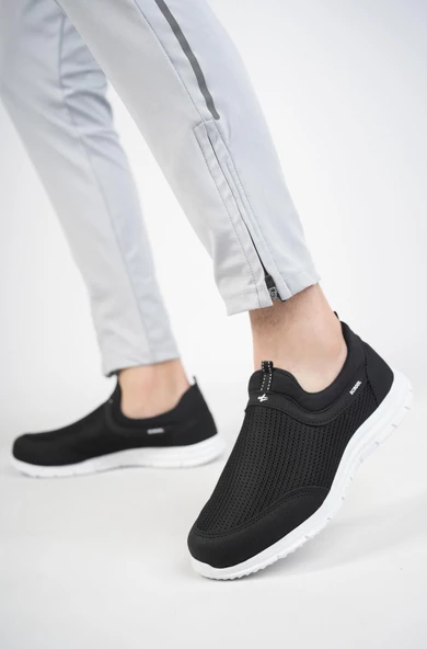 Muggo Star Garantili Unisex Ortopedik Bağcıksız Nefes Alabilen Hafif Yürüyüş Sneaker Spor Ayakkabı - 12