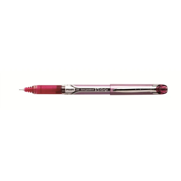 Pilot V5 Grip Hi-Tecpoint İğne Uçlu 0.5 MM Pembe Roller Kalem (12 Li Paket)