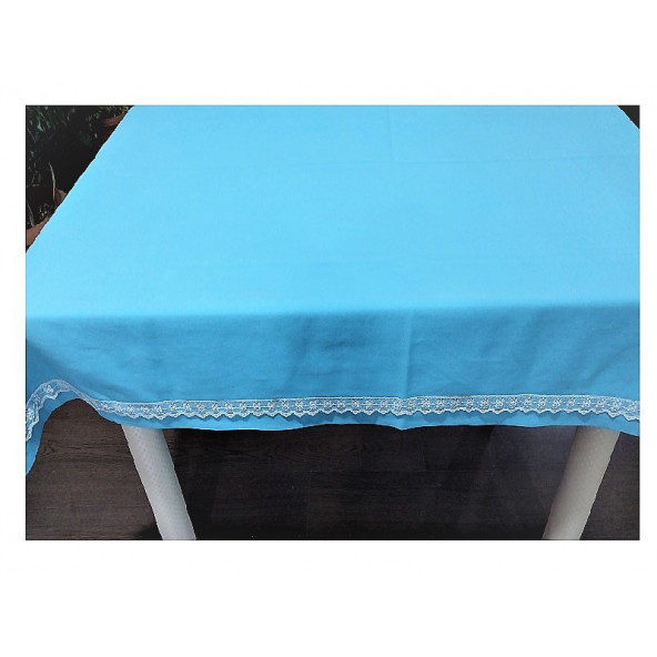 Dikdörtgen Masa Örtüsü-Mavi