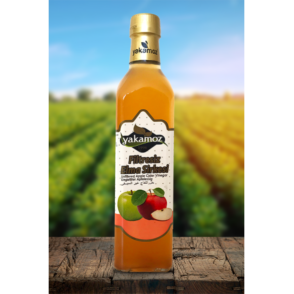 Yakamoz Filtresiz Elma Sirke 500ml