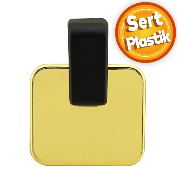 Bugatti Sarkaç Mobilya Mutfak Konsol Dolap Dolabı Çekmece Kulpu Kulbu Mat Siyah Gold Plastik Kulp